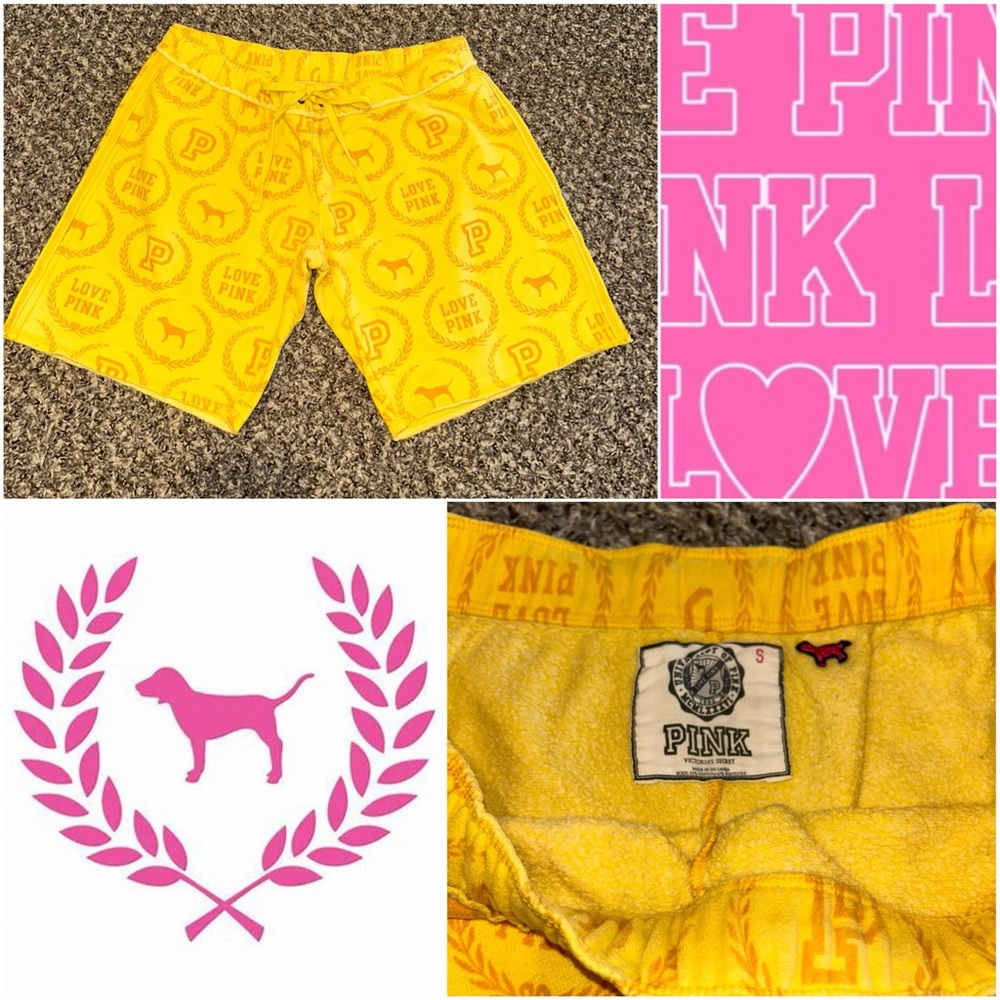 Victoria’s Secret PINK Vintage Pup Logo Bermuda Shorts